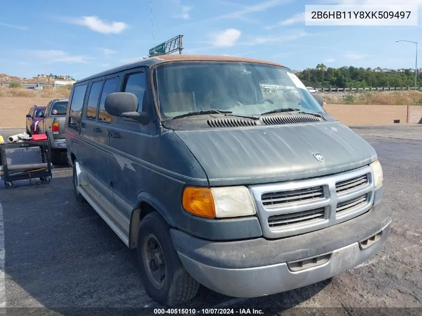 1999 Dodge Ram Van B1500 VIN: 2B6HB11Y8XK509497 Lot: 40515010