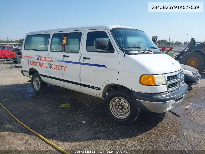 2001 Dodge Ram Wagon 2500 VIN: 2B4JB25Y91K527539 Lot: 40588598