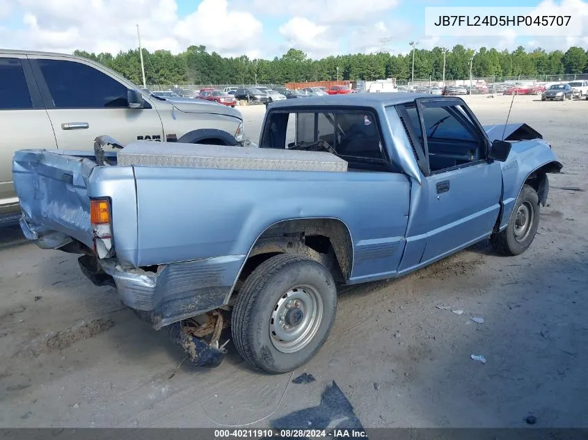 1987 Dodge Ram 50 VIN: JB7FL24D5HP045707 Lot: 40211910