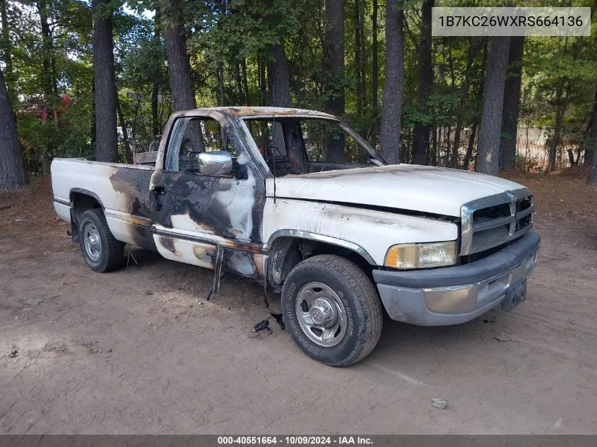 1994 Dodge Ram 2500 VIN: 1B7KC26WXRS664136 Lot: 40551664