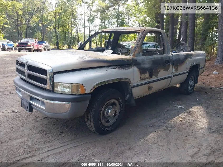 1994 Dodge Ram 2500 VIN: 1B7KC26WXRS664136 Lot: 40551664