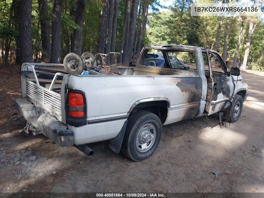 1994 Dodge Ram 2500 VIN: 1B7KC26WXRS664136 Lot: 40551664