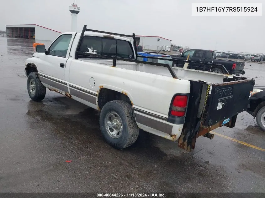 1B7HF16Y7RS515924 1994 Dodge Ram 1500