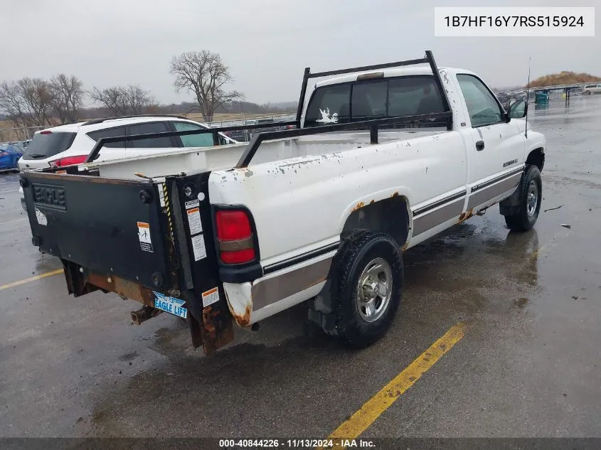 1B7HF16Y7RS515924 1994 Dodge Ram 1500