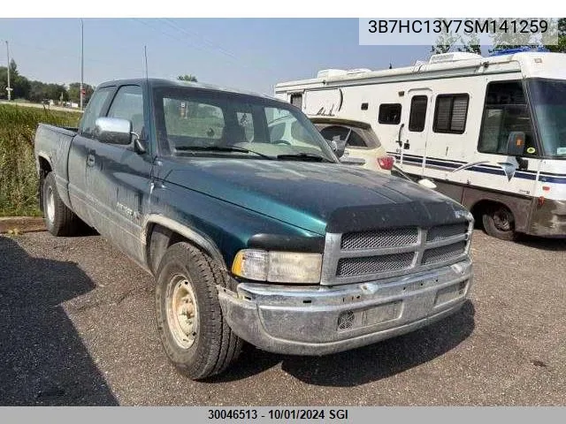 1995 Dodge Ram 1500 VIN: 3B7HC13Y7SM141259 Lot: 30046513