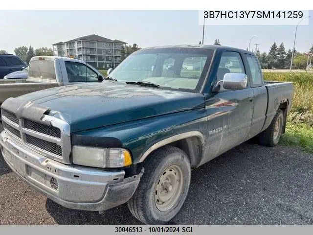 1995 Dodge Ram 1500 VIN: 3B7HC13Y7SM141259 Lot: 30046513