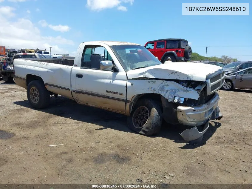 1995 Dodge Ram 2500 VIN: 1B7KC26W6SS248610 Lot: 39830245