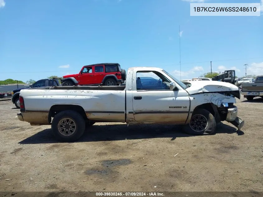 1995 Dodge Ram 2500 VIN: 1B7KC26W6SS248610 Lot: 39830245