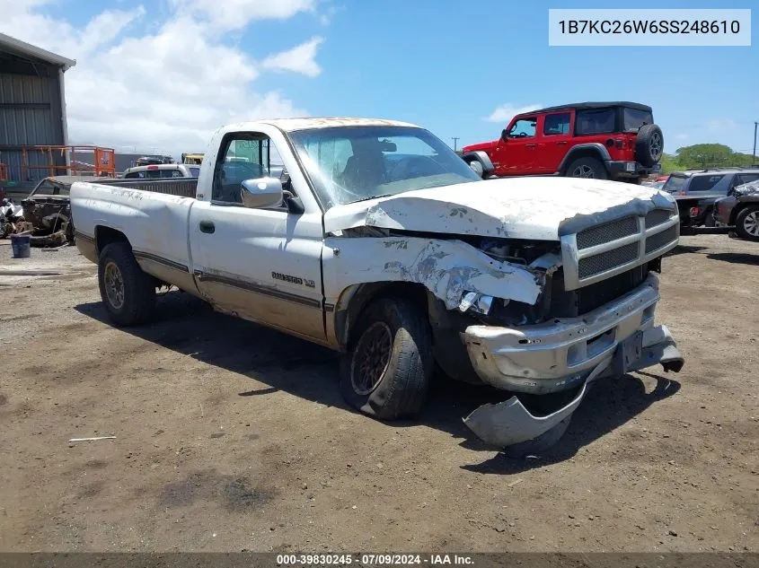 1995 Dodge Ram 2500 VIN: 1B7KC26W6SS248610 Lot: 39830245