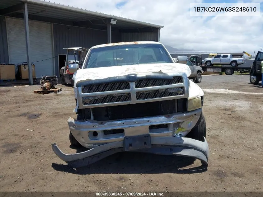 1995 Dodge Ram 2500 VIN: 1B7KC26W6SS248610 Lot: 39830245