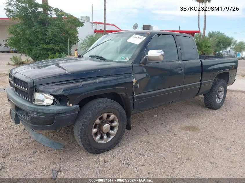 1995 Dodge Ram 2500 VIN: 3B7KC23Z9SM179726 Lot: 40057347