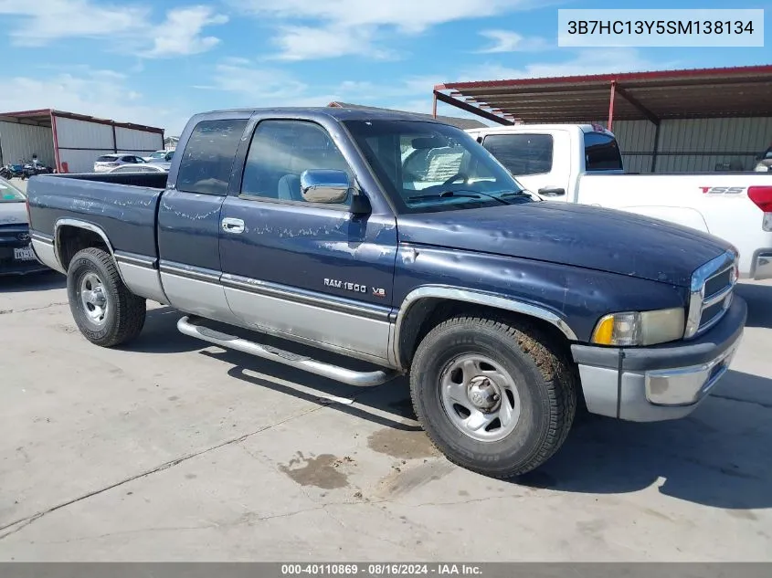 1995 Dodge Ram 1500 VIN: 3B7HC13Y5SM138134 Lot: 40110869