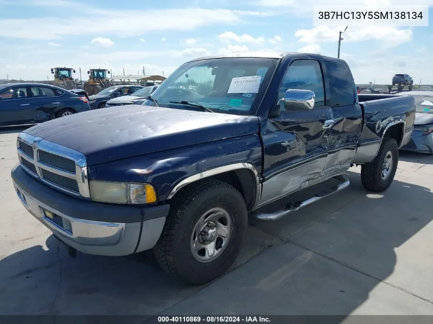 1995 Dodge Ram 1500 VIN: 3B7HC13Y5SM138134 Lot: 40110869