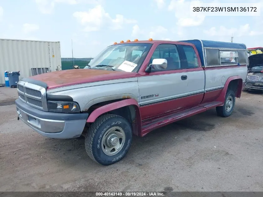 3B7KF23W1SM136172 1995 Dodge Ram 2500