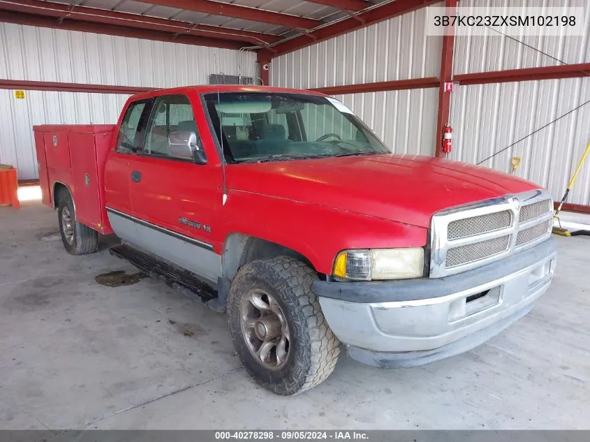 1995 Dodge Ram 2500 VIN: 3B7KC23ZXSM102198 Lot: 40278298