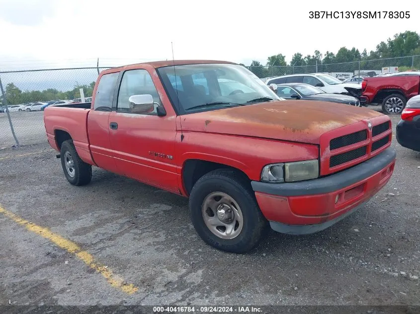 1995 Dodge Ram 1500 VIN: 3B7HC13Y8SM178305 Lot: 40416784