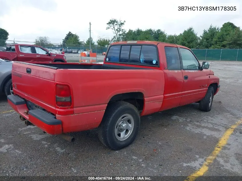 1995 Dodge Ram 1500 VIN: 3B7HC13Y8SM178305 Lot: 40416784