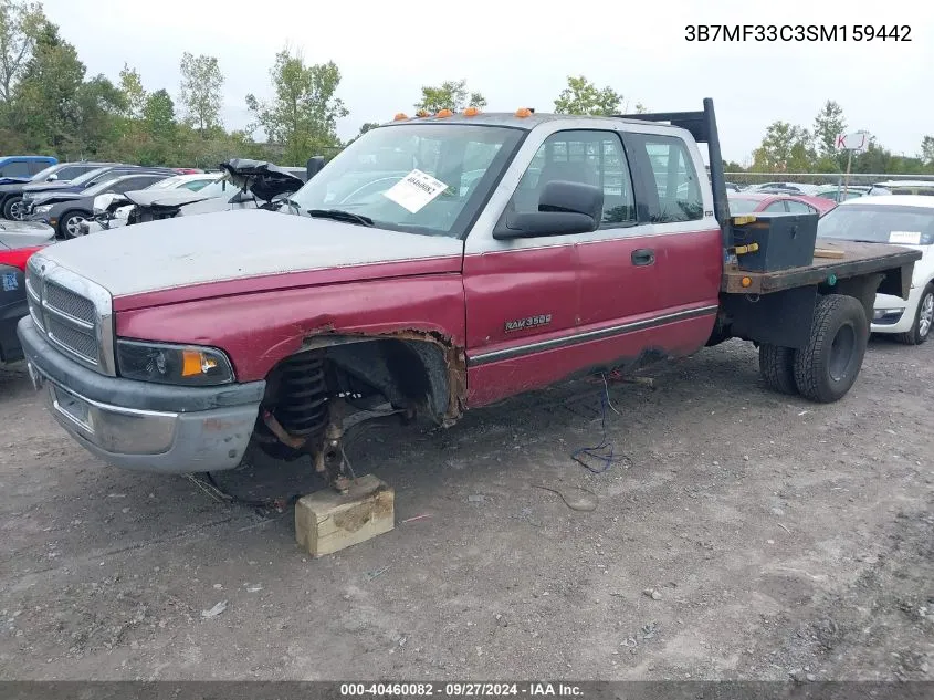 1995 Dodge Ram 3500 VIN: 3B7MF33C3SM159442 Lot: 40460082