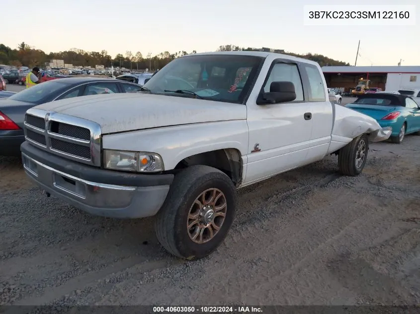 1995 Dodge Ram 2500 VIN: 3B7KC23C3SM122160 Lot: 40603050