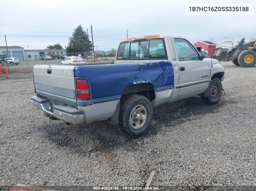 1B7HC16Z0SS335188 1995 Dodge Ram 1500