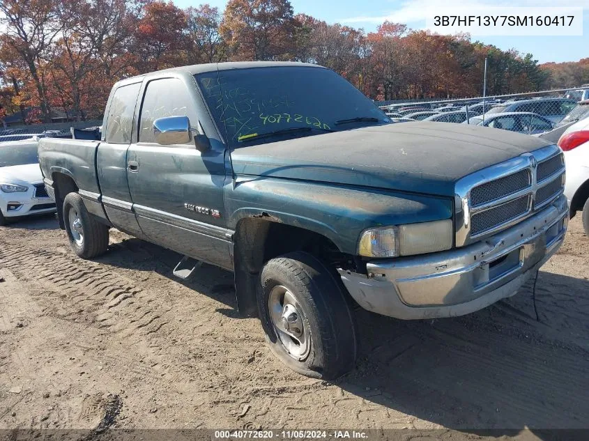 1995 Dodge Ram 1500 VIN: 3B7HF13Y7SM160417 Lot: 40772620