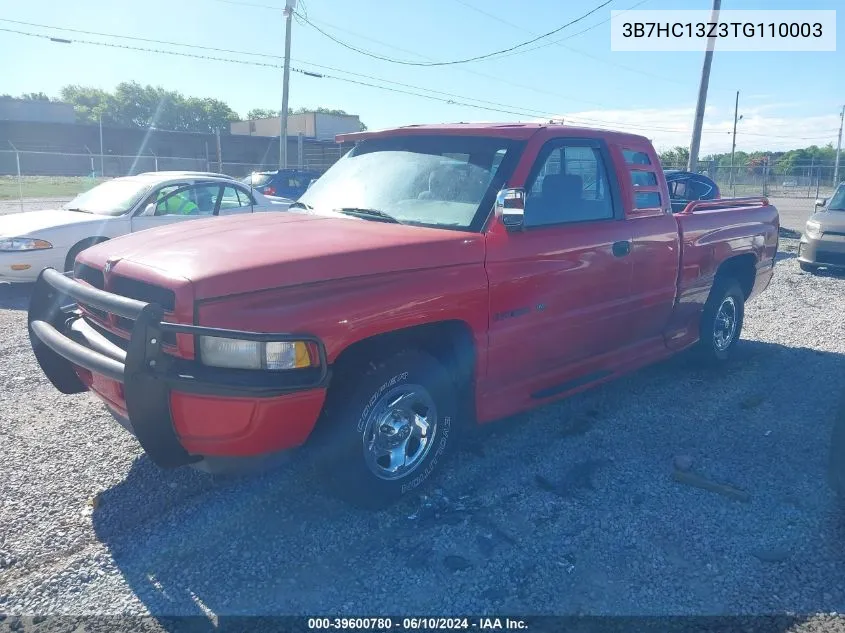 1996 Dodge Ram 1500 VIN: 3B7HC13Z3TG110003 Lot: 39600780