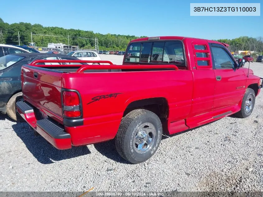 3B7HC13Z3TG110003 1996 Dodge Ram 1500