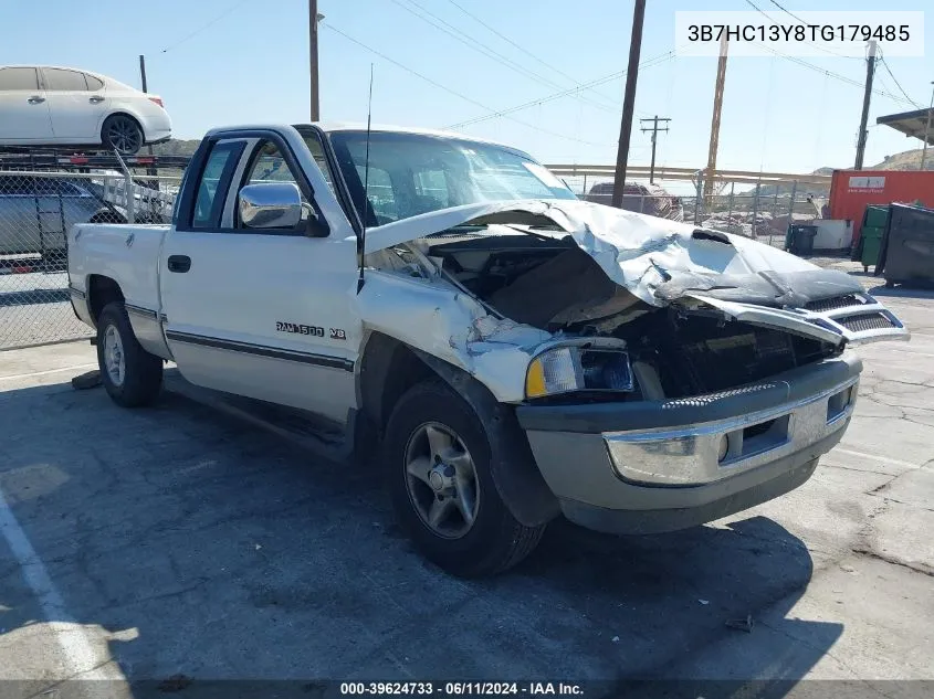 1996 Dodge Ram 1500 VIN: 3B7HC13Y8TG179485 Lot: 39624733