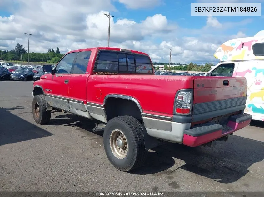 3B7KF23Z4TM184826 1996 Dodge Ram 2500