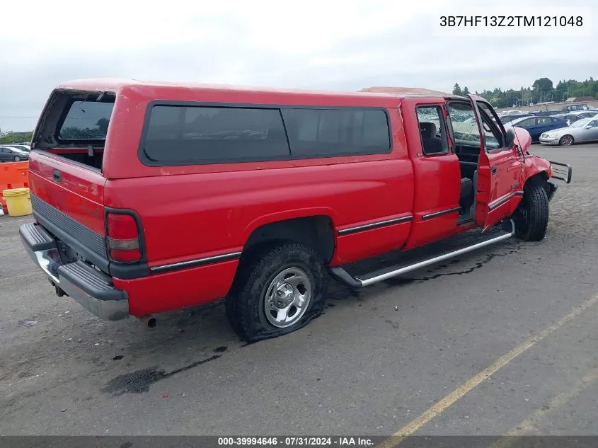 1996 Dodge Ram 1500 VIN: 3B7HF13Z2TM121048 Lot: 39994646