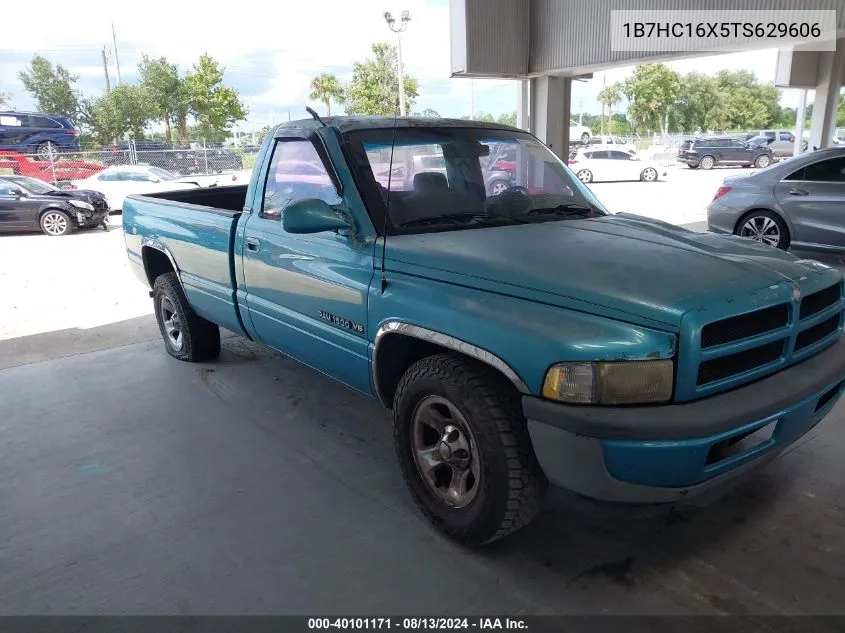 1996 Dodge Ram 1500 VIN: 1B7HC16X5TS629606 Lot: 40101171