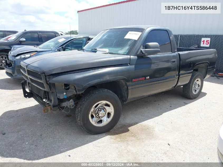 1996 Dodge Ram 1500 VIN: 1B7HC16Y4TS586448 Lot: 40325803