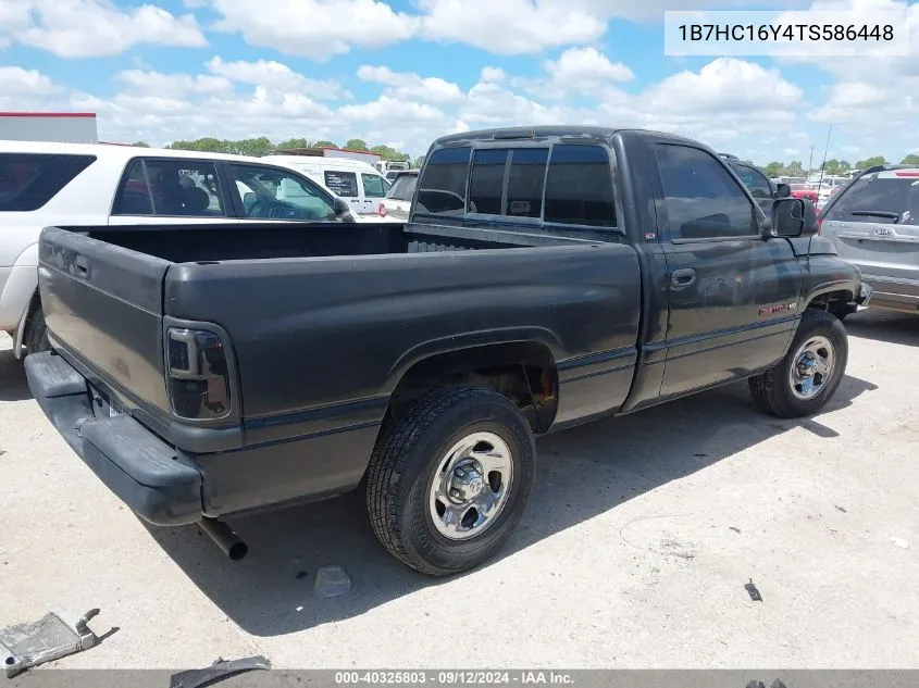 1996 Dodge Ram 1500 VIN: 1B7HC16Y4TS586448 Lot: 40325803