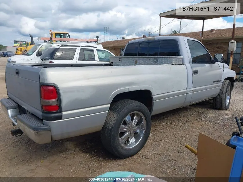 1996 Dodge Ram 1500 VIN: 1B7HC16Y1TS714421 Lot: 40361244