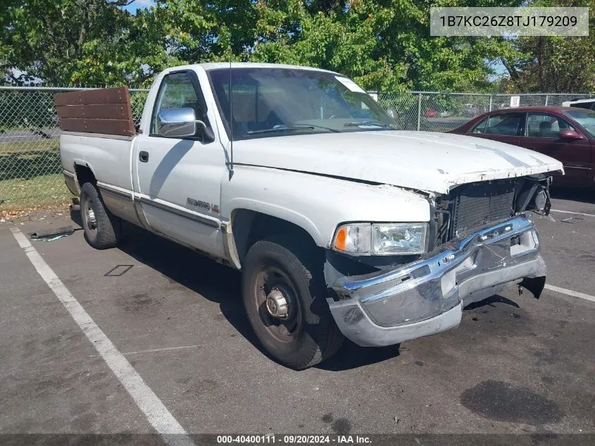 1996 Dodge Ram 2500 VIN: 1B7KC26Z8TJ179209 Lot: 40400111