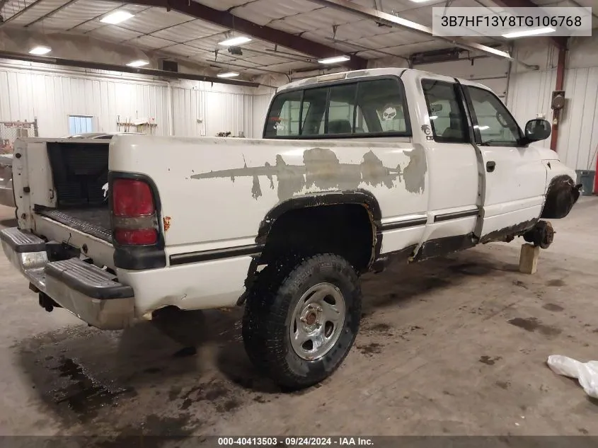 1996 Dodge Ram 1500 VIN: 3B7HF13Y8TG106768 Lot: 40413503