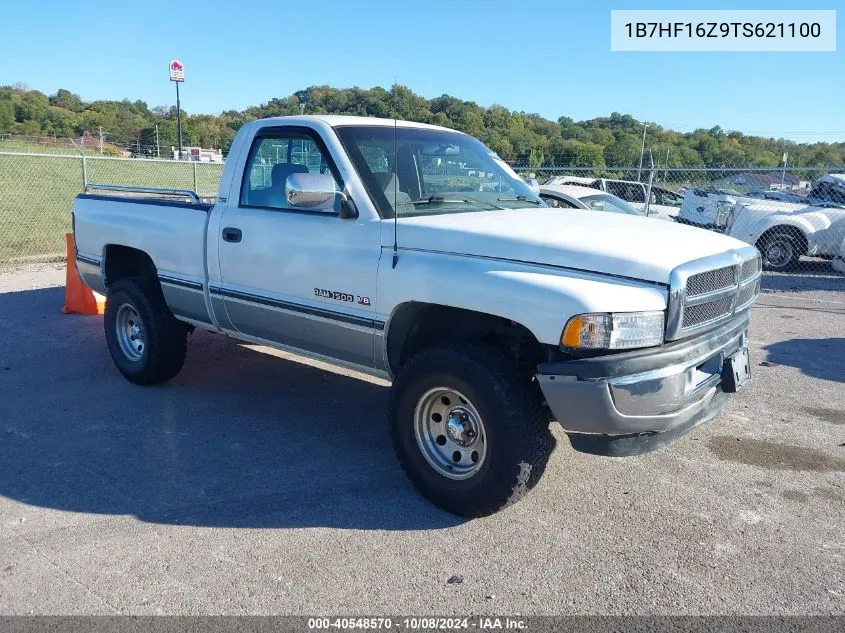 1996 Dodge Ram 1500 VIN: 1B7HF16Z9TS621100 Lot: 40548570