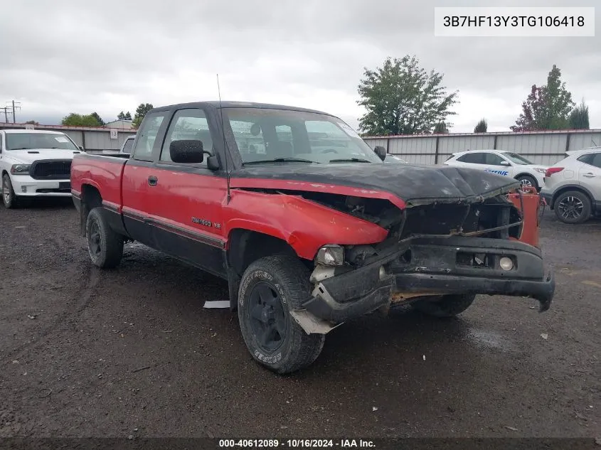 3B7HF13Y3TG106418 1996 Dodge Ram 1500