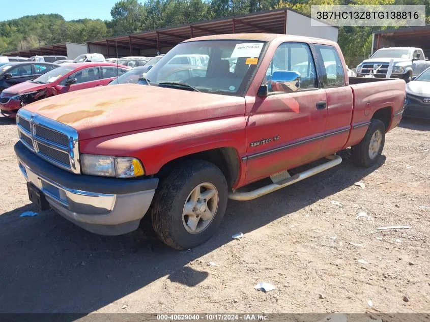 1996 Dodge Ram 1500 VIN: 3B7HC13Z8TG138816 Lot: 40629040