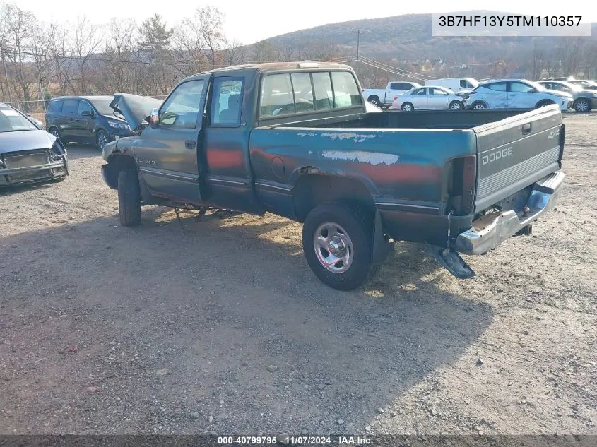 1996 Dodge Ram 1500 VIN: 3B7HF13Y5TM110357 Lot: 40799795