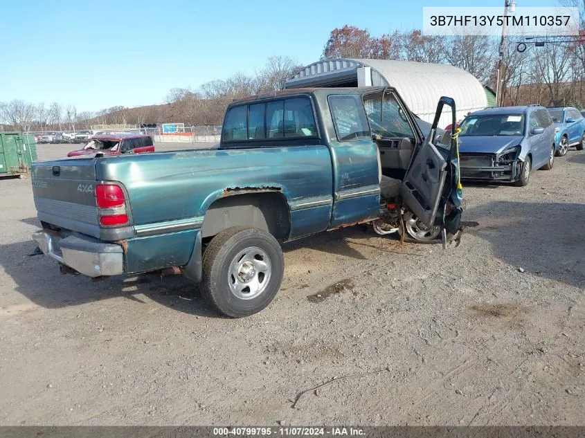 1996 Dodge Ram 1500 VIN: 3B7HF13Y5TM110357 Lot: 40799795