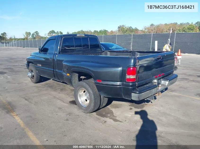 1996 Dodge Ram 3500 VIN: 1B7MC36C3TJ168421 Lot: 40807505