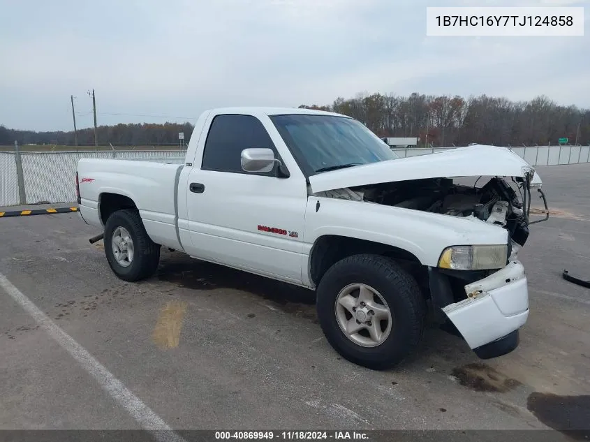 1B7HC16Y7TJ124858 1996 Dodge Ram 1500