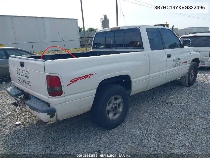 1997 Dodge Ram 1500 St VIN: 3B7HC13YXVG832496 Lot: 39983589