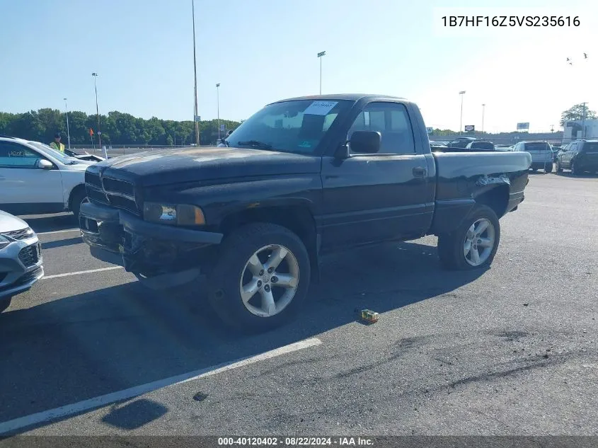 1B7HF16Z5VS235616 1997 Dodge Ram 1500 Lt