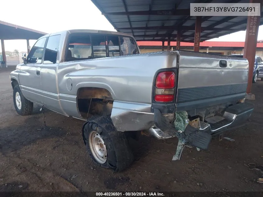 1997 Dodge Ram 1500 St VIN: 3B7HF13Y8VG726491 Lot: 40236501