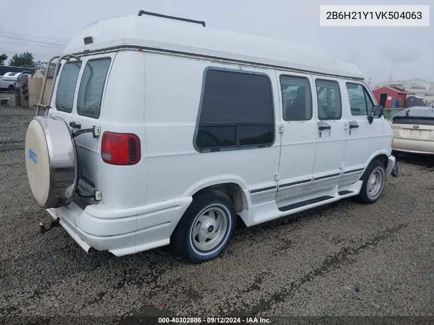 1997 Dodge Ram 2500 VIN: 2B6H21Y1VK504063 Lot: 40302886