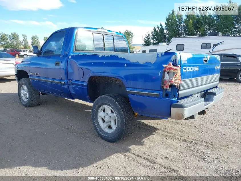 1997 Dodge Ram 1500 Lt VIN: 1B7HF16Z3VJ595067 Lot: 40338402