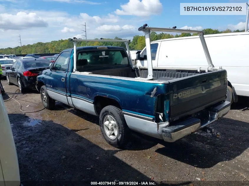 1997 Dodge Ram 1500 Lt VIN: 1B7HC16Y5VS272102 Lot: 40379410