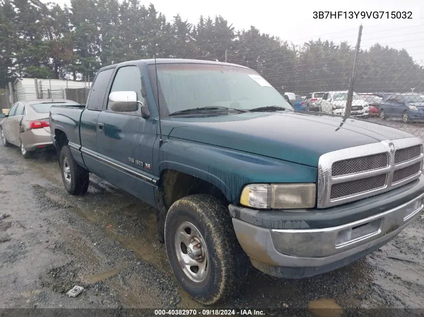 1997 Dodge Ram 1500 St VIN: 3B7HF13Y9VG715032 Lot: 40382970